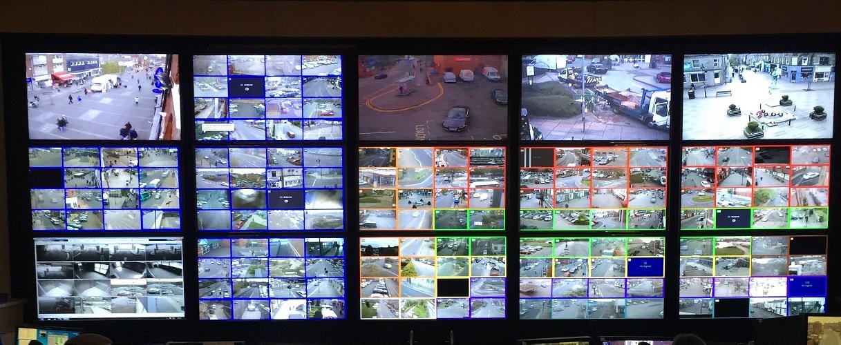 CCTV 관제 화면 자료사진