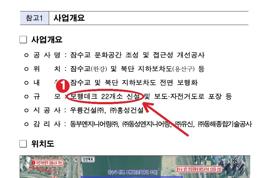 보도자료 참고1 사업개요 — ① 보행데크 22개소 신설 및 보도·자전거도로 포장